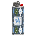 Blue Argyle Case for BIC Lighters (Personalized)