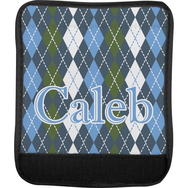 Blue Argyle Luggage Handle Wrap (Approval)