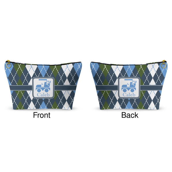 Blue Argyle Makeup Bag Approval