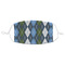 Blue Argyle Adult Cloth Face Mask