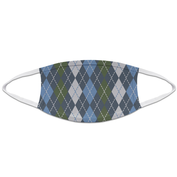 Blue Argyle Mask2