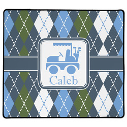 Blue Argyle XL Gaming Mouse Pad - 18" x 16" (Personalized)