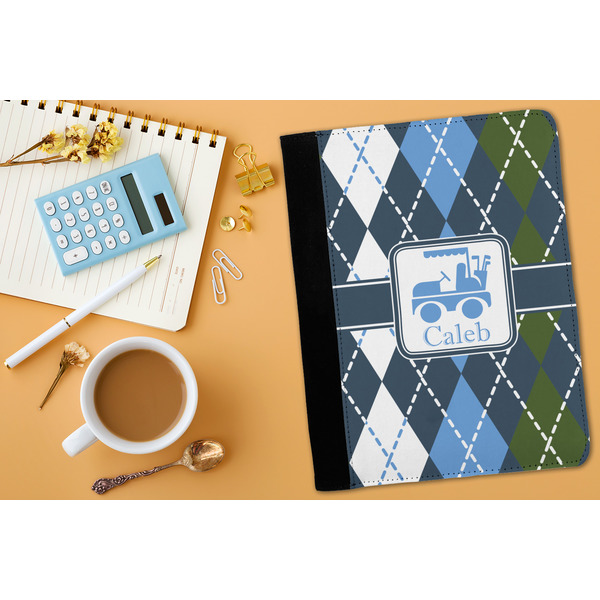 Blue Argyle Medium Padfolio - LIFESTYLE (adult)