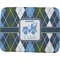 Blue Argyle Memory Foam Bath Mat - 48"x36" (Personalized)