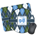 Blue Argyle Mouse Pad (Personalized)