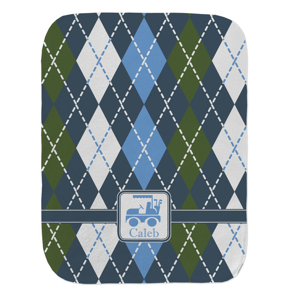 Blue Argyle Old Burp Flat