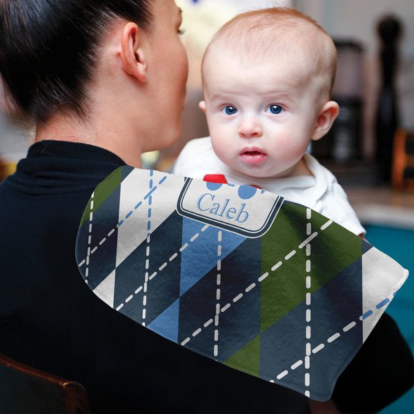 Blue Argyle Old Burp - Lifestyle