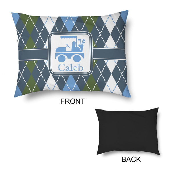 Blue Argyle Outdoor Dog Beds - Medium - APPROVAL