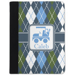 Blue Argyle Padfolio Clipboard - Small (Personalized)