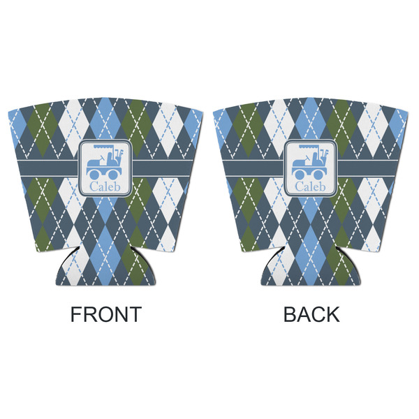 Blue Argyle Party Cup Sleeves - with bottom - APPROVAL
