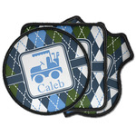 Blue Argyle Iron on Patches (Personalized)
