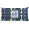 Blue Argyle Personalized Pillow Case