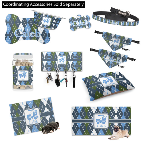 Blue Argyle Customized Pet Accessories