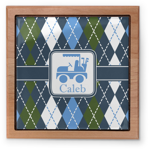 Blue Argyle Pet Urn - Apvl