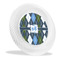 Blue Argyle Plastic Party Dinner Plates - 10" (Personalized)