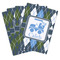 Blue Argyle Playing Cards - Hand Back View