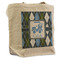 Blue Argyle Reusable Cotton Grocery Bag - Single (Personalized)