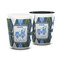 Blue Argyle Ceramic Shot Glass - 1.5 oz (Personalized)