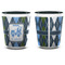 Blue Argyle Shot Glass - Two Tone - APPROVAL