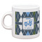 Blue Argyle Espresso Cup (Personalized)