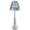 Blue Argyle Small Chandelier Lamp - LIFESTYLE (on candle stick)