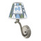 Blue Argyle Small Chandelier Lamp - LIFESTYLE (on wall lamp)