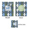 Blue Argyle Small Gift Bag - Approval