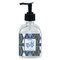 Blue Argyle Soap/Lotion Dispenser (Glass)