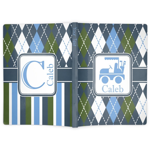 Blue Argyle Soft Cover Journal - Apvl