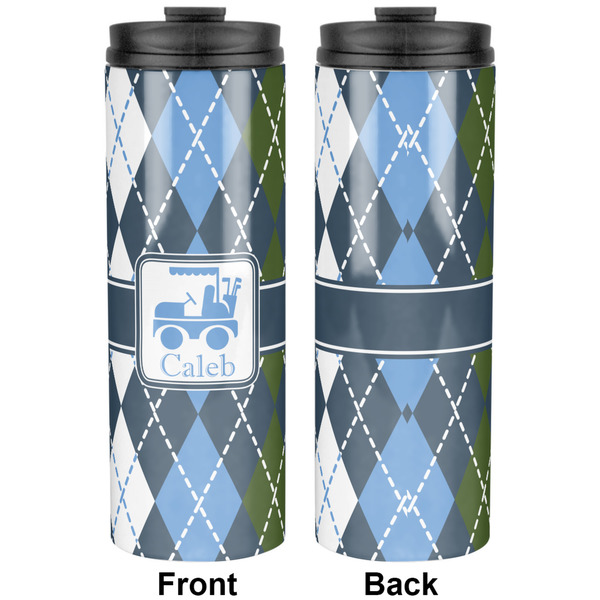 Blue Argyle Stainless Steel Tumbler - Apvl