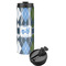Blue Argyle Stainless Steel Skinny Tumbler (Personalized)