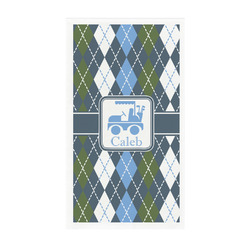 Blue Argyle Guest Paper Towels - Full Color - Standard (Personalized)