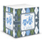 Blue Argyle Note Cube