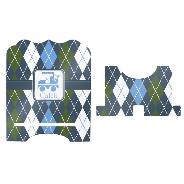 Blue Argyle Stylized Tablet Stand - Apvl