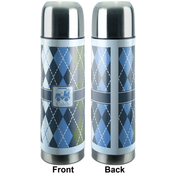 Blue Argyle Thermos - Apvl