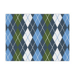 Blue Argyle Tissue Paper Sheets - Large - Heavyweight