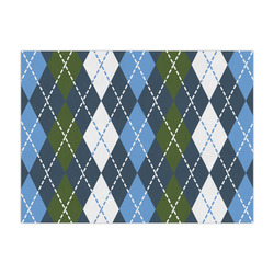 Blue Argyle Tissue Paper Sheets - Large - Heavyweight
