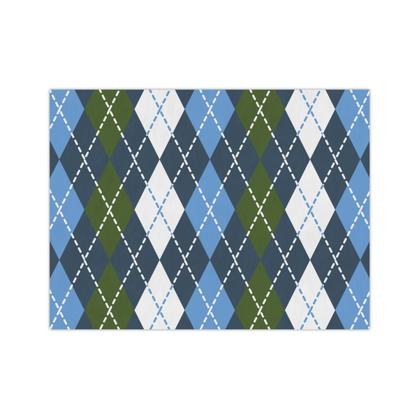 Custom Blue Argyle Tissue Paper Sheets - Medium - Heavyweight