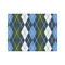 Blue Argyle Tissue Paper Sheets - Medium - Heavyweight