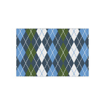 Blue Argyle Tissue Paper Sheets - Small - Heavyweight