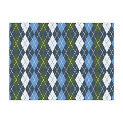 Blue Argyle Large Tissue Papers Sheets - Lightweight