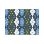 Blue Argyle Tissue Paper Sheets - Medium - Lightweight