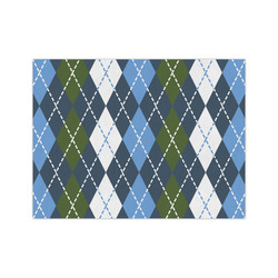 Blue Argyle Tissue Paper Sheets - Medium - Lightweight