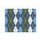Blue Argyle Tissue Paper Sheets - Medium - Lightweight