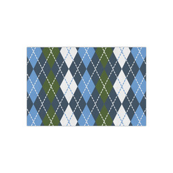 Blue Argyle Small Tissue Papers Sheets - Lightweight