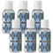 Blue Argyle Travel Bottles (Personalized)