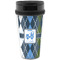 Blue Argyle Travel Mug (Personalized)