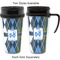Blue Argyle Travel Mugs - with & without Handle