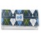 Blue Argyle Vinyl Checkbook Cover (Personalized)