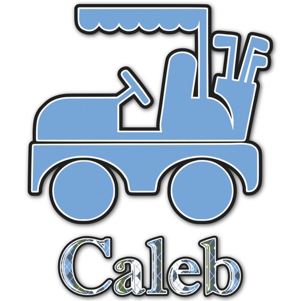 Custom Blue Argyle Graphic Decal - Custom Sizes (Personalized)